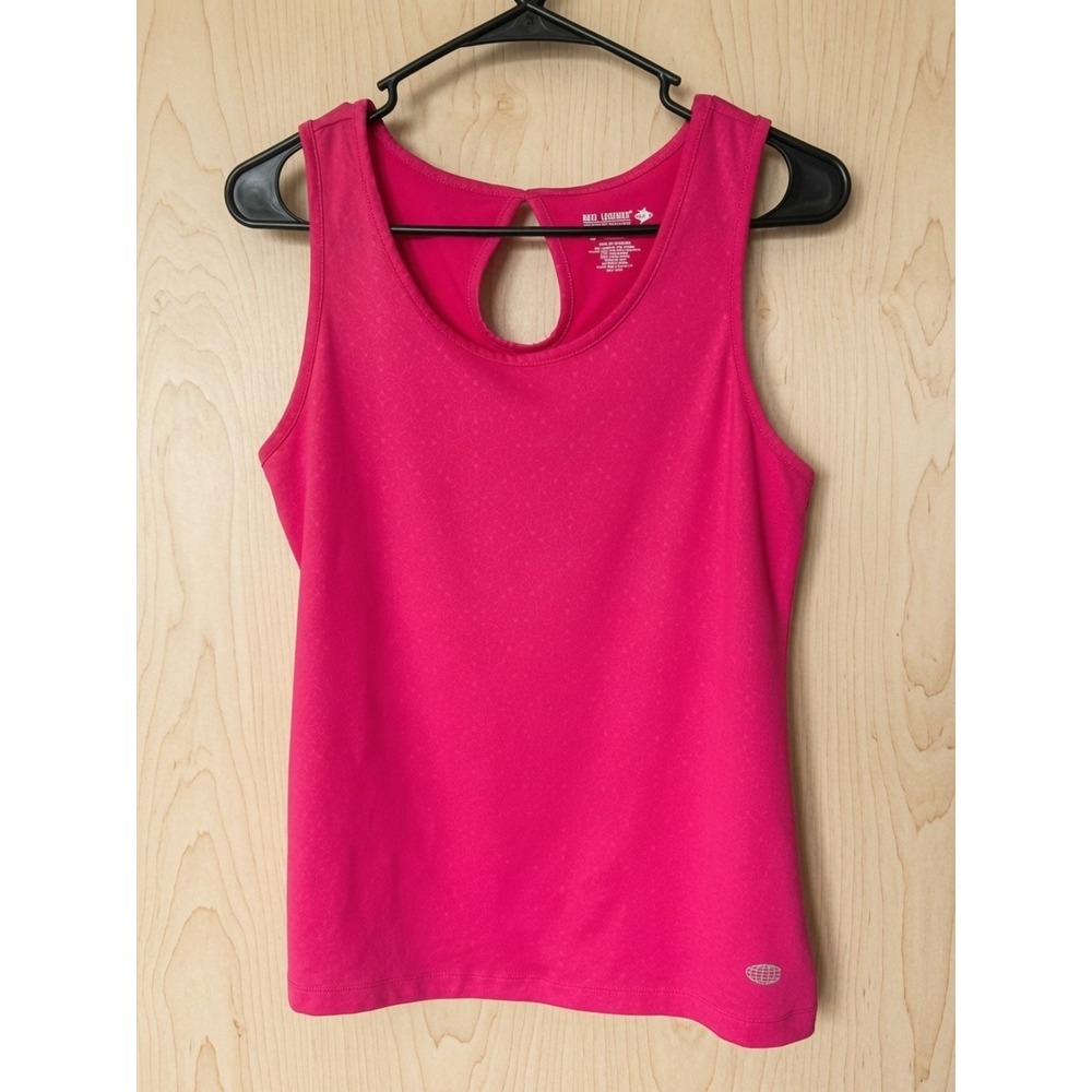 Reel Legends Keep It Cool Womens Small Pink Racerback Tank Top Performance